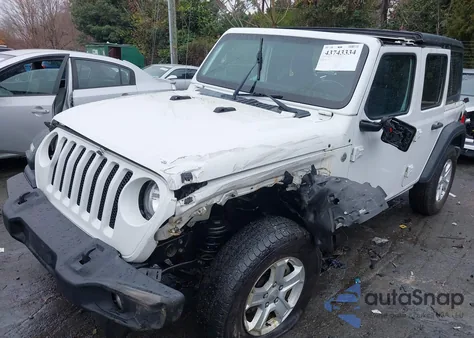 2020 Jeep Wrangler Unlimited Sport S 4X4 из США, поврежденный, VIN 1C4HJXDN9LW260817
